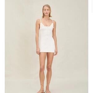 Devon Windsor Hayes Floral-detail Mini Dress